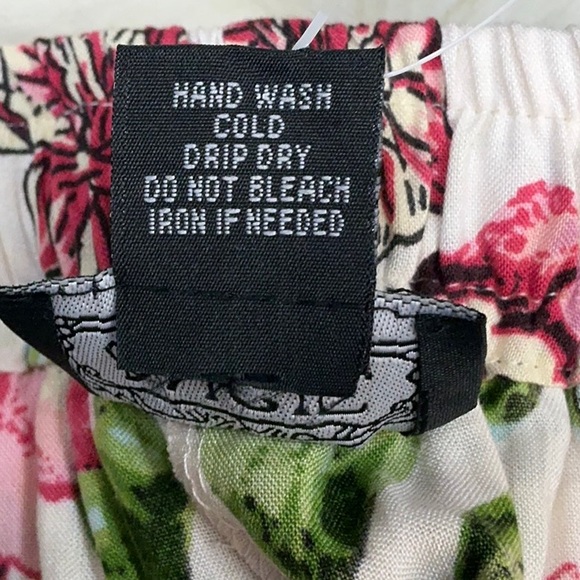 NWT Angie Brand shorts Rayon w elastic waist vintage inspired new sz S floral - Picture 6 of 8